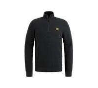 PME Legend - Half zip collar cotton mouline black - Gr. - XXXL