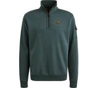 PME Legend Half Zip Sweater Interlock Jersey Petrol - Größe XL Grün XL