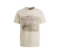PME Legend - heavy jersey front print Bone White - Gr. - XL
