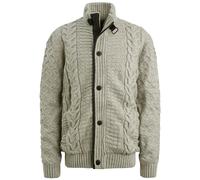PME LEGEND Strickjacke mit Zip heavy knit mixed yarn PKC2510320-921 4XL