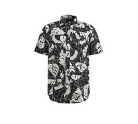 PME Legend Slim Fit Freizeithemd im Allover-Look mit Kentkragen in Marine, Größe XL