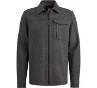 PME Legend Hemdjacke Wool Blend Herringbone Grau - Größe 3XL Anthrazit 3XL