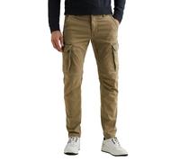 Cargohose PME LEGEND "EXPEDIZOR", Herren, Gr. 32, Länge 36, braun, Web, Obermaterial: 64% Baumwolle, 20% Lyocell, 14% Polyester, 2% Elasthan, unifarben, lang, Hosen Cargohose, Relaxed Fit, Bund mit Ko