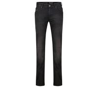 Regular-fit-Jeans PME LEGEND "Nightflight PTR120", Herren, Gr. 34, Länge 34, schwarz (real schwarz denim), Denim/Jeans, Obermaterial: 76% Baumwolle, 21% Polyester, 3% Elasthan, regular fit lang, Jeans