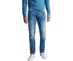 PME Legend Herren Jeans NIGHTFLIGHT - Regular Fit - Blau - Mid Blue Washed