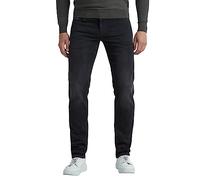 PME Legend Herren Jeans NIGHTFLIGHT - Regular Fit - Schwarz - Real Black Denim, Größe:33W / 32L, Farbvariante:Real Black Denim RBD