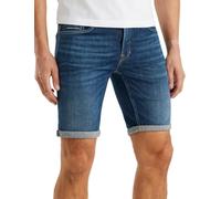 PME Legend Herren Jeans Short NIGHTFLIGHT - Regular Fit - Blau - Grau Stretch, Größe:W 31, Farbe:Real Mid Blue RMB