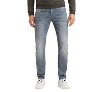 Slim-fit-Jeans PME LEGEND "Tailwheel", Herren, Gr. 30, Länge 30, grau, Denim/Jeans, Obermaterial: 74% Baumwolle, 25% Polyester, 1% Elasthan, slim fit lang, Jeans (87164406-30) grau