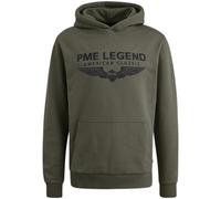 PME Legend Herren Kapuzenpullover Hoodie Hooded Soft Terry with Logo Regular Fit, Größe:M, Farbe:Beluga 8039
