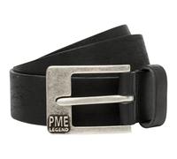 PME Legend Ledergürtel FAR WEST BELT – 100% Leder, Dornschließe – Schwarz 85 cm