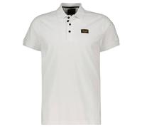 PME Legend Poloshirt Trackway Classic Fit Kurzarm Weiß Größe M