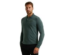 PME Legend American Classic Langarm - Longsleeve Poloshirt Kalamata - Größe M Dunkelgrün M