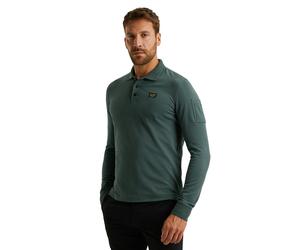 PME Legend Herren Poloshirt LONG SLEEVE POLO AMERICAN CLASSIC - Regular Fit