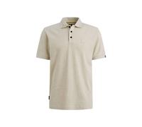 PME Legend Poloshirt Short Sleeve Polo Popcorn Jersey, Herren, Gr. M, bone weiß, 100% Baumwolle