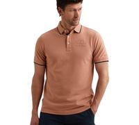 Poloshirt PME LEGEND "Short sleeve polo stretch pique", Herren, Gr. XXL, egret, Jersey, Obermaterial: 96% Baumwolle, 4% Elasthan, bestickt, unifarben, regular fit normal, ohne Ausschnitt, Shirts, Regu