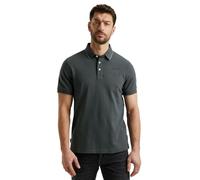 Poloshirt PME LEGEND "Short sleeve polo stretch pique package", Herren, Gr. M, grün (schwarz slate), Jersey, Obermaterial: 96% Baumwolle, 4% Elasthan, unifarben, casual, regular fit taillenbedeckt, Ku
