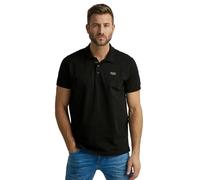 PME Legend Herren Poloshirt TRACKWAY - Regular Fit S-3XL Schwarz Weiss Blau Grün, Größe:5XL, Farbe:Black 999