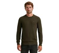 PME Legend Rundhalspullover R-NECK Cotton Modal - 50% Baumwolle/50% Modal, Regular Fit, Beluga XL