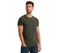 PME Legend Herren Rundhals T-Shirt COLD DYE Regular Fit Schwarz Weiss Grün Blau