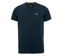 PME Legend Herren Rundhals T-Shirt Cold DYE Regular Fit Schwarz Weiss Grün Blau, Größe:3XL, Farbe:Sky Captain 5073