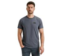 T-Shirt PME LEGEND, Herren, Gr. 3XL, vintage indigo, Jersey, Obermaterial: 95% Baumwolle, 5% Elasthan, unifarben, normal normal, Rundhals, gerader Abschluss, Shirts T-Shirt, mit Logobadge (66026704-XX