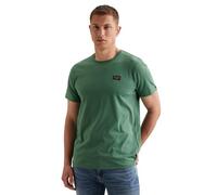PME Legend Regular Fit T-Shirt Rundhals grün, Einfarbig