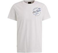 PME Legend Herren Rundhals T-Shirt Short Sleeve R-Neck Single Jersey Play, Größe:4XL, Farbe:PTSS2504596-7002 Snow White