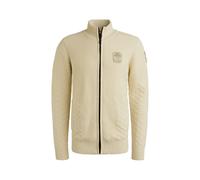 PME Legend Herren Strickjacke aus Baumwolle, beige, Gr. M