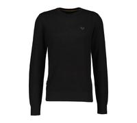 PME Legend Herren Strickpullover aus Modal-Baumwolle-Mix, schwarz, Gr. S