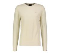 PME Legend Herren Strickpullover aus Modal-Baumwolle-Mix, wollweiss, Gr. M