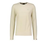 PME Legend Herren Strickpullover aus Modal-Baumwolle-Mix, wollweiss, Gr. S