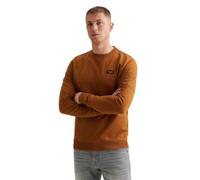 Sweatshirt PME LEGEND "Airstrip sweat", Herren, Gr. L, glazed ginger, Sweatware, Obermaterial: 95% Baumwolle, 5% Elasthan, unifarben, regular fit normal, Rundhals, Rippbündchen, Sweatshirts Sweatshirt