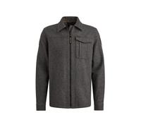 PME Legend - Herringbone Woolblend/Overshirt 1zip dark grey melee - Gr. - XXL