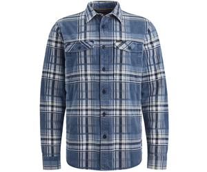 PME Legend - Ind Denim Structure Check/Casual 2 real indigo - Gr. - M