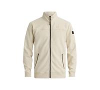 Sweatjacke PME LEGEND, Herren, Gr. S, beige (bone weiß), Sweatware, Obermaterial: 80% Baumwolle, 15% Polyester, 5% Elasthan, gemustert, normal hüftbedeckend, ohne Ausschnitt, Sweatjacken Sweatjacke, S
