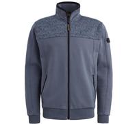 PME Legend Sweatjacke mit Reißverschlusstaschen in Rauchblau, Größe L