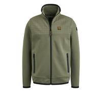 PME Legend Jacket Spacer Look Sweat - Herren Sweatjacke deep lichen green XXXL