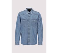 Jeanshemd PME LEGEND, Herren, Gr. XXL, N-Gr, denim blau, Web, Obermaterial: 100% Baumwolle, unifarben, regular fit normal, Manschette, Hemden Jeanshemd (75114220-XXL) denim blau