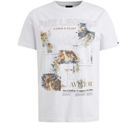 PME LEGEND Kurzarm Shirt Rundhals jersey digital print bright white PTSS2503570-7003 M