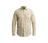 PME Legend Regular Fit Hemd beige, Gemustert