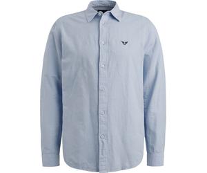 PME Legend Leinen Blend Hemd Hellblau - Größe M Hellblau M