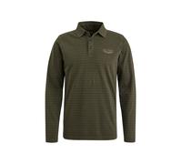 PME Legend - Long sleeve polo Subtle stripe rosin - Gr. - XXL