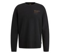 PME Legend Long Sleeve R-Neck Structured Pique Gd - Herren Sweatshirt black onyx XXXL