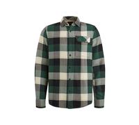 PME Legend - Long Sleeve Shirt Ctn Flanel H. twill Check trekking green - Gr. - L