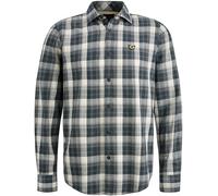 PME Legend - Long Sleeve Shirt Twill Yarndyed Check black onyx - Gr. - XXXL