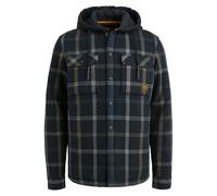 PME Legend Regular Fit Hemdjacke mit Kapuze in Marine, Größe XL