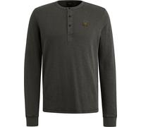 PME Legend Longsleeve T-Shirt Buttons Beluga - Größe L Grün L