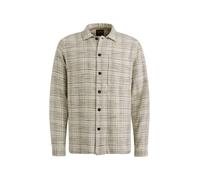 PME Legend - Mattweave Tweedlook Brix/ overshirt 4 bone white - Gr. - XL