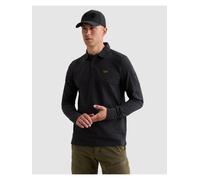 PME Legend Regular Fit Longsleeve Poloshirt Salute, Einfarbig