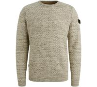 PME Legend Mouliné Structure Pullover Greige - Größe XXL Beige XXL